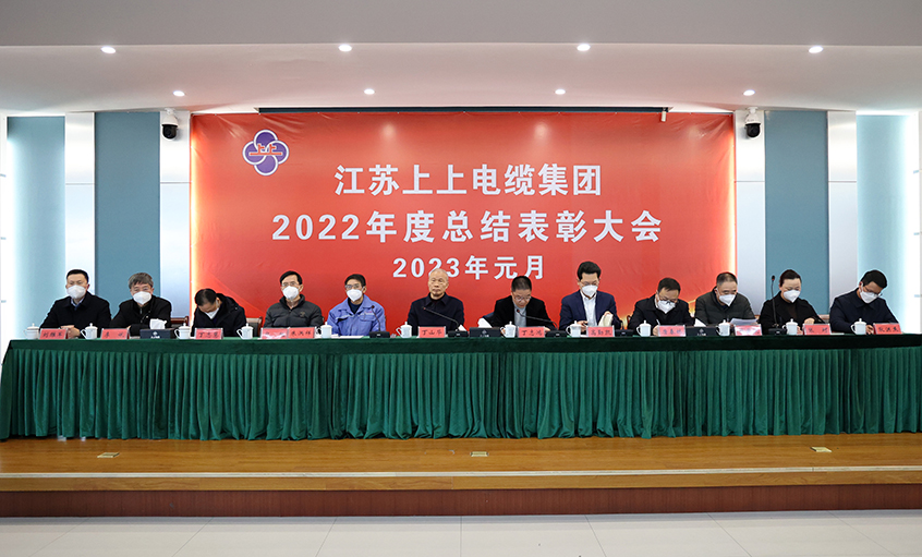 leyu电缆隆重召开2022年度总结表扬大会